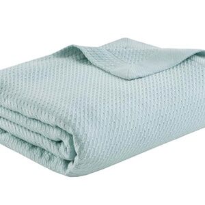 Madison Park Solid Egyptian Cotton Blanket NWT